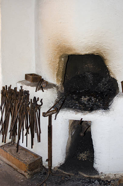 istock Blacksmith Fireplace at Bent's Old Fort 186693116