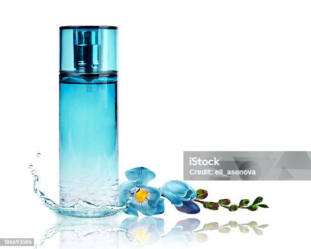 Perfume Bottle Stock Photo - Download Image Now - Perfume Sprayer, White Background, Flower