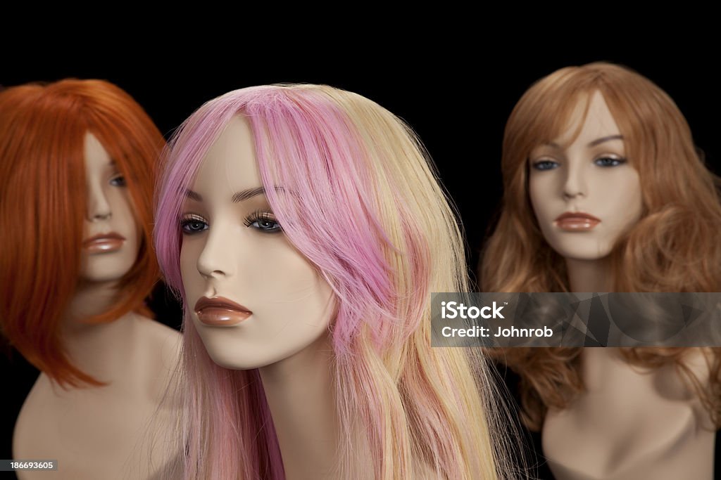 Mannequin Heads And Wigs Stock Photo - Download Image Now - Adult, Adults  Only, Beautiful People - iStock