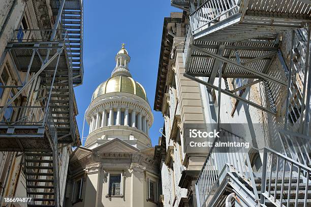 Foto de New Jersey State House e mais fotos de stock de Arquitetura - Arquitetura, Capitólio Estatal, Domo