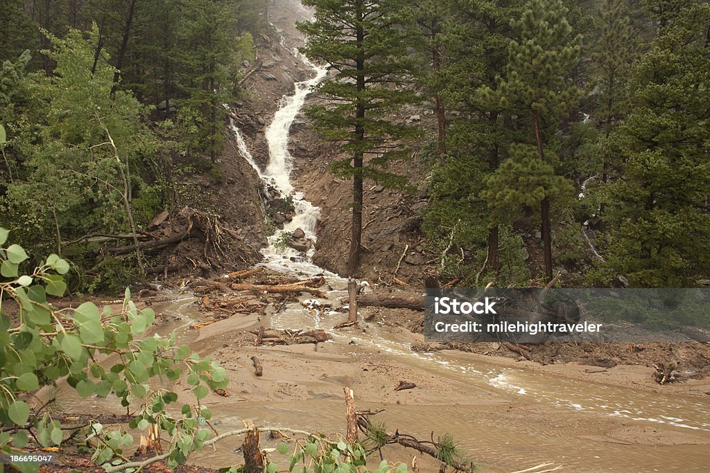 Lama slide Estes Park Colorado - Royalty-free Desmoronamento Foto de stock