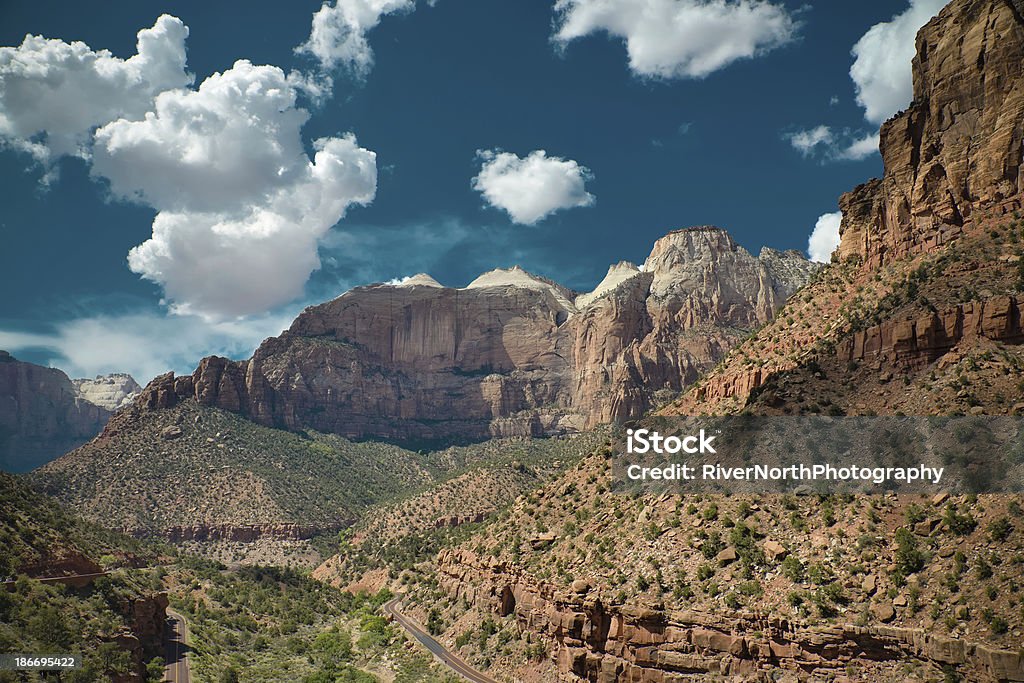 Parque Nacional de Zion - Foto de stock de Azul royalty-free