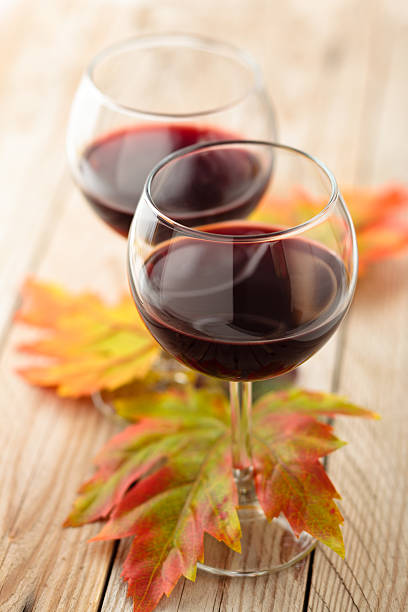 Red wine. stock photo