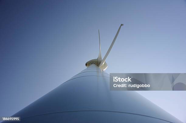 Wind Turbine Stock Photo - Download Image Now - Below, Clear Sky, Creativity