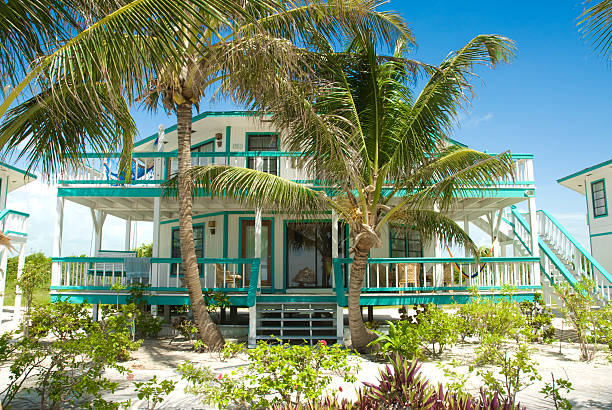 istock House on a tropical beach in the Caribbean 186696652