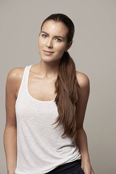 istock Still stylish in her workout clothes! 186697125
