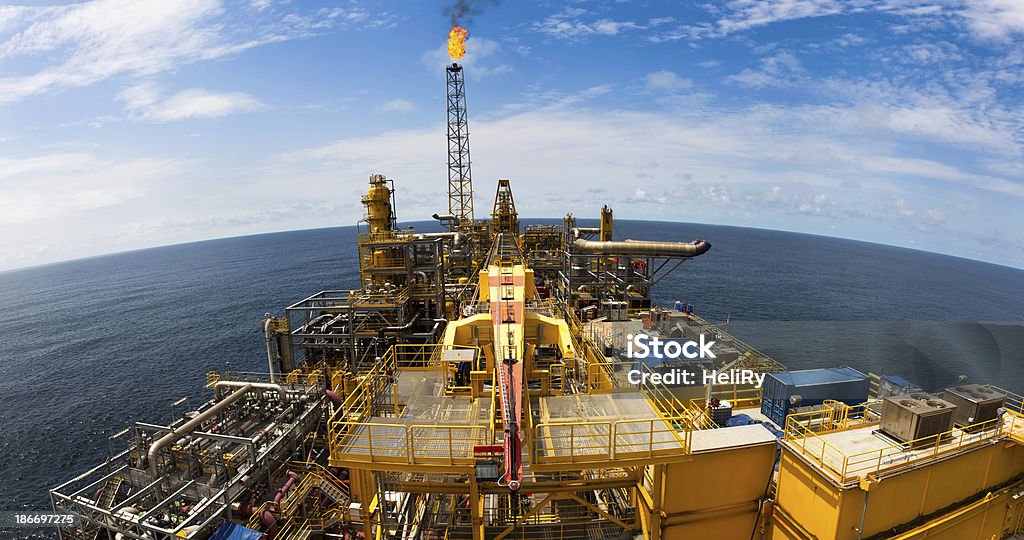 FPSO de Estação Petrolífera - Foto de stock de Veículo Aquático royalty-free