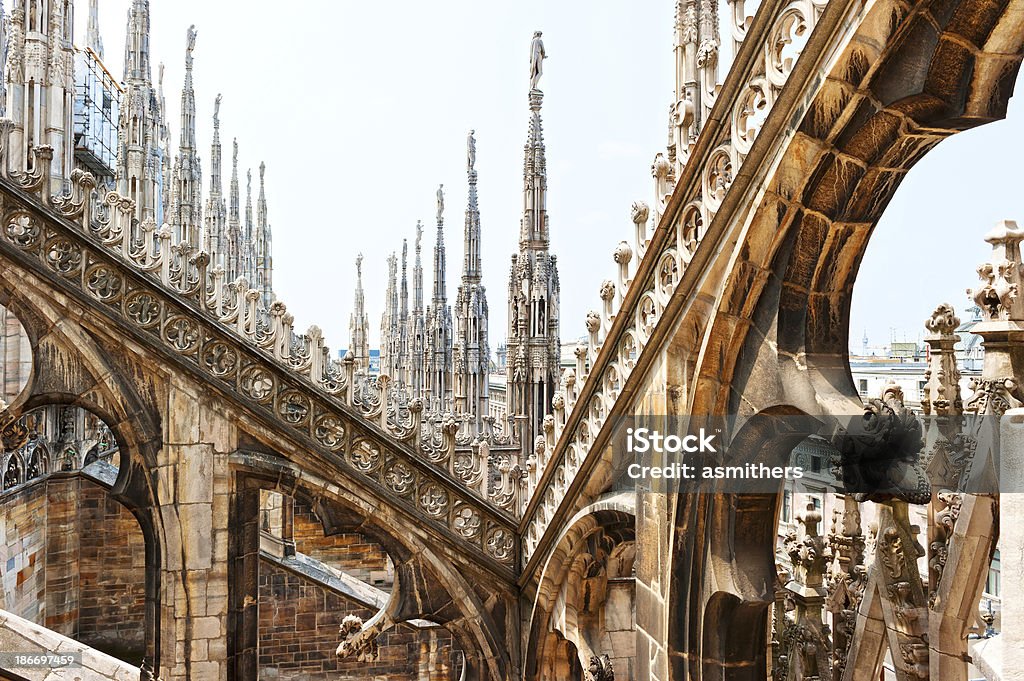 Дуомо в Милане - Стоковые фото Архитектура роялти-фри
