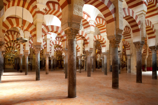 Mezquita Cathedral, interior. Cordoba, Spain