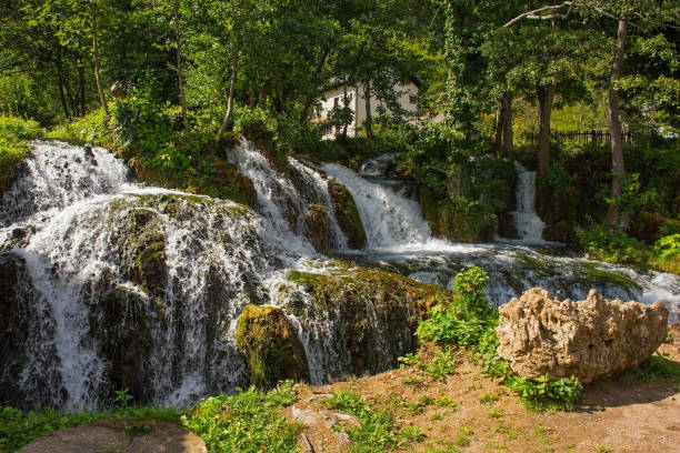 istock Small Waterfall in Martin Brod Village, Bosnia 1866996972