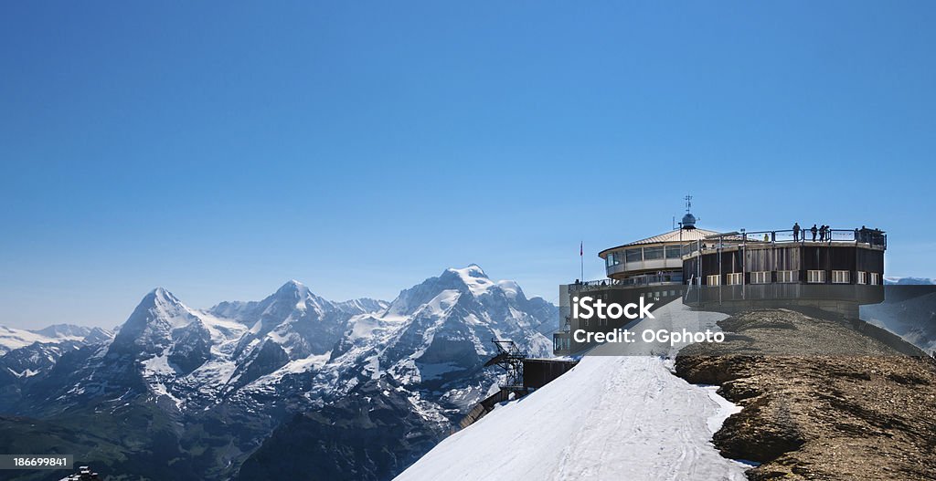 Sommet du Mont Schilthorn, Suisse - Photo de Mont Schilthorn libre de droits