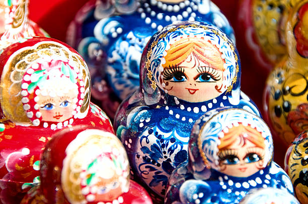 istock Babushka or Matryoshka Nesting Russian Dolls 186701922