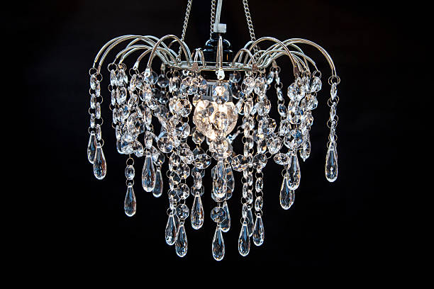 istock Chandelier against black 186703555