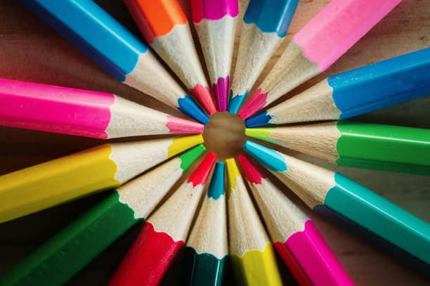 istock Wooden colored pencils 1867035772
