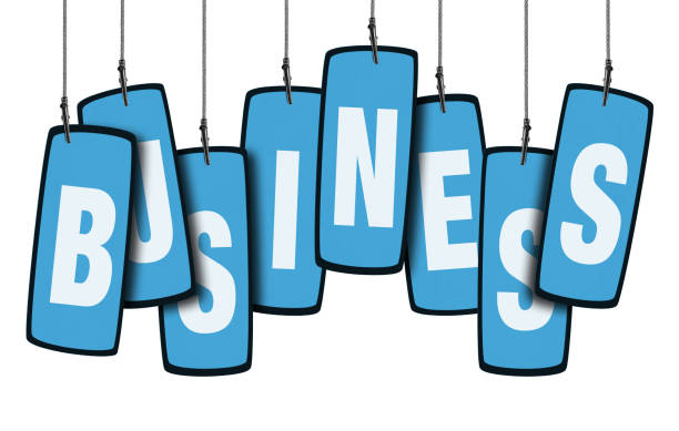 istock Business Speech Bubble in Wire Clam (Clipping Path) 186703722