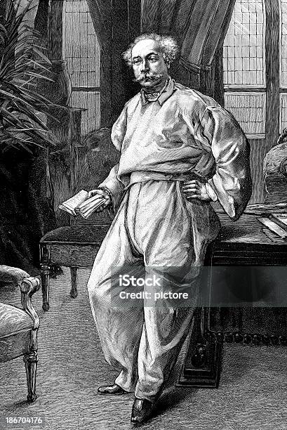 アレクサンドルデュマのおくつろぎいただけます - アレクサンドル・デュマ・ペールのベクターアート素材や画像を多数ご用意 - アレクサンドル・デュマ・ペール, 19世紀, 19世紀風