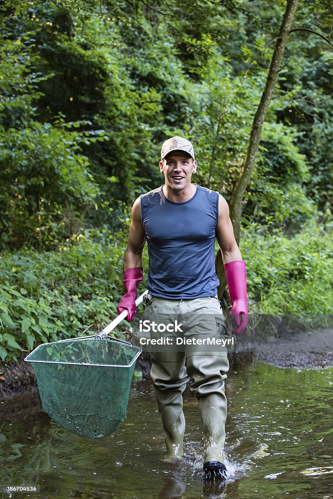 electrofishing Electrofishing is a common scientific survey method used to sample fish populations to determine abundance, density, and species composition. When performed correctly, electrofishing results in no permanent harm to fish, which return to their natural state in as little as two minutes after being stunned Accidents and Disasters Stock Photo