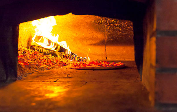 istock Closeup of pizza oven in the kitchen 186704853