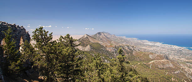 Kyrenia Mountain range, Cyprus stock photo