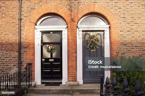 Dublin Portas De Natal - Fotografias de stock e mais imagens de Natal - Natal, Porta, Artigo de Decoração