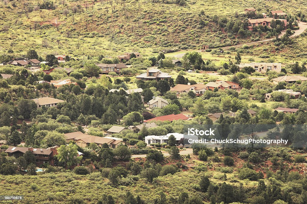 Deserto Valley bairro casas - Foto de stock de Ajardinado royalty-free