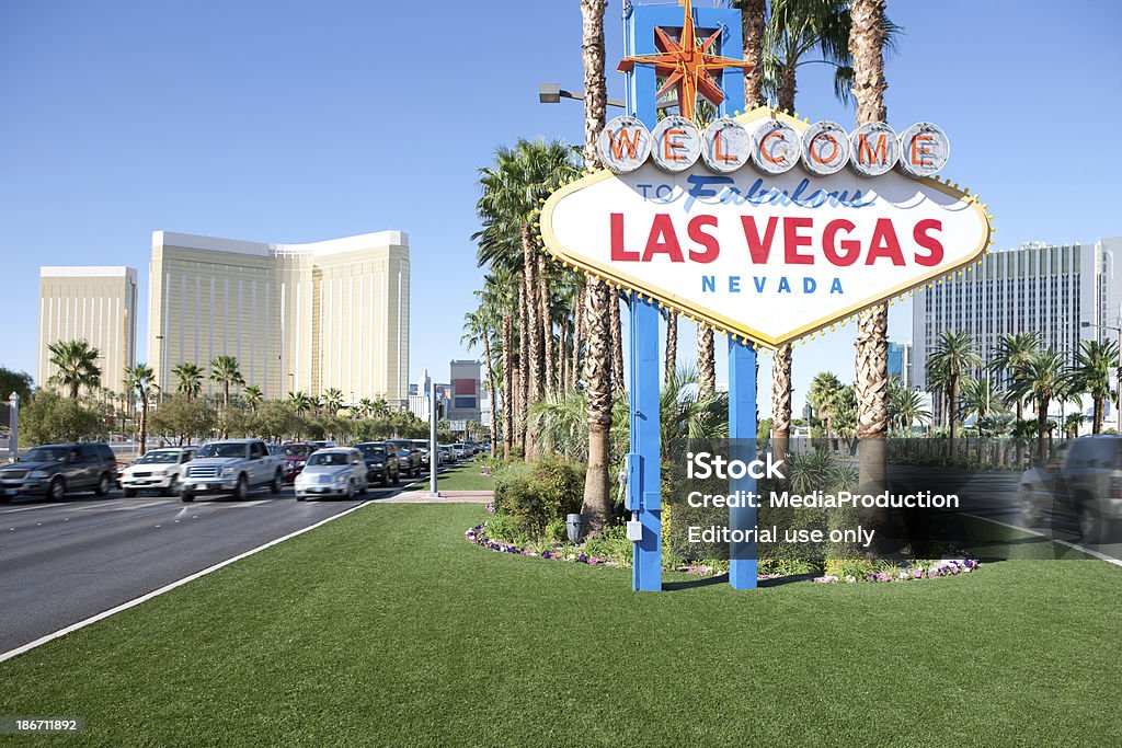 ラスベガス Vegas - Welcome To Fabulous Las Vegas Nevadaの看板のロイヤリティフリーストックフォト