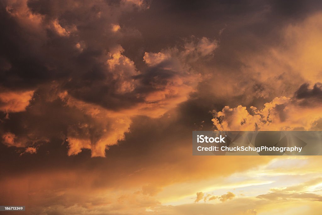 Coucher de soleil nuages de la tempête de mousson - Photo de Altostratus libre de droits