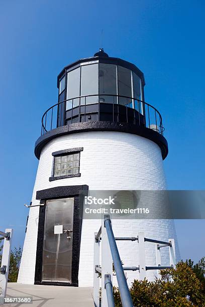 Foto de Corujas Head Lighthouse Em Camden Maine e mais fotos de stock de Branco - Branco, Cabeça de animal, Camden - Maine