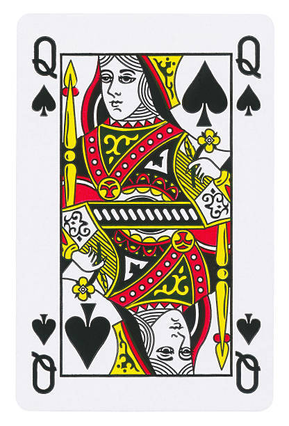 istock Queen Of Spades Isolated (clipping path included) 186713713