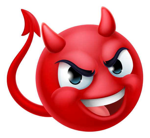 istock Devil Emoji Emoticon Man Face Cartoon Icon Mascot 1867137491