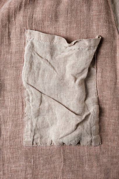 istock Large pocket on linen skirt or pants 1867141878