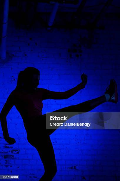 Fitnesssilhouette Stockfoto und mehr Bilder von Aerobic - Aerobic, Aktiver Lebensstil, Anstrengung