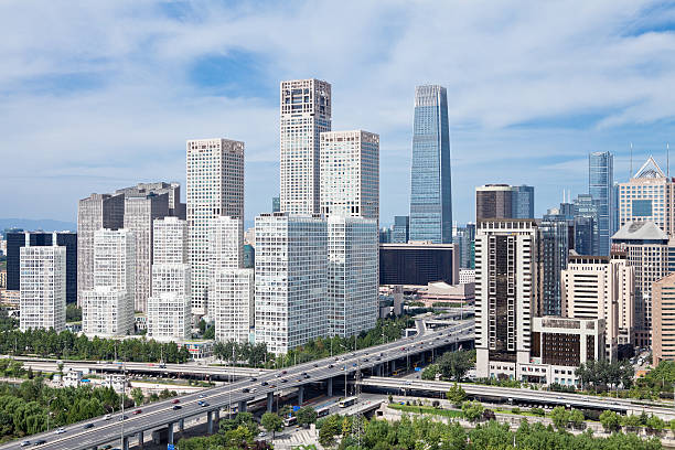 istock Beijing Central Business district buildings skyline 186715156