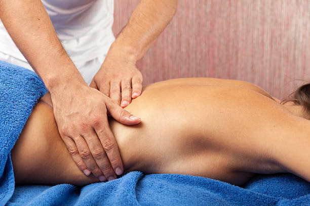 istock Woman Receiving Back Massage 186715302
