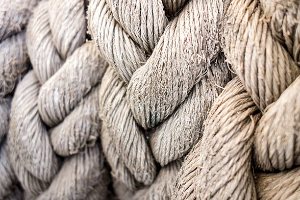 Old Ropes stock photo