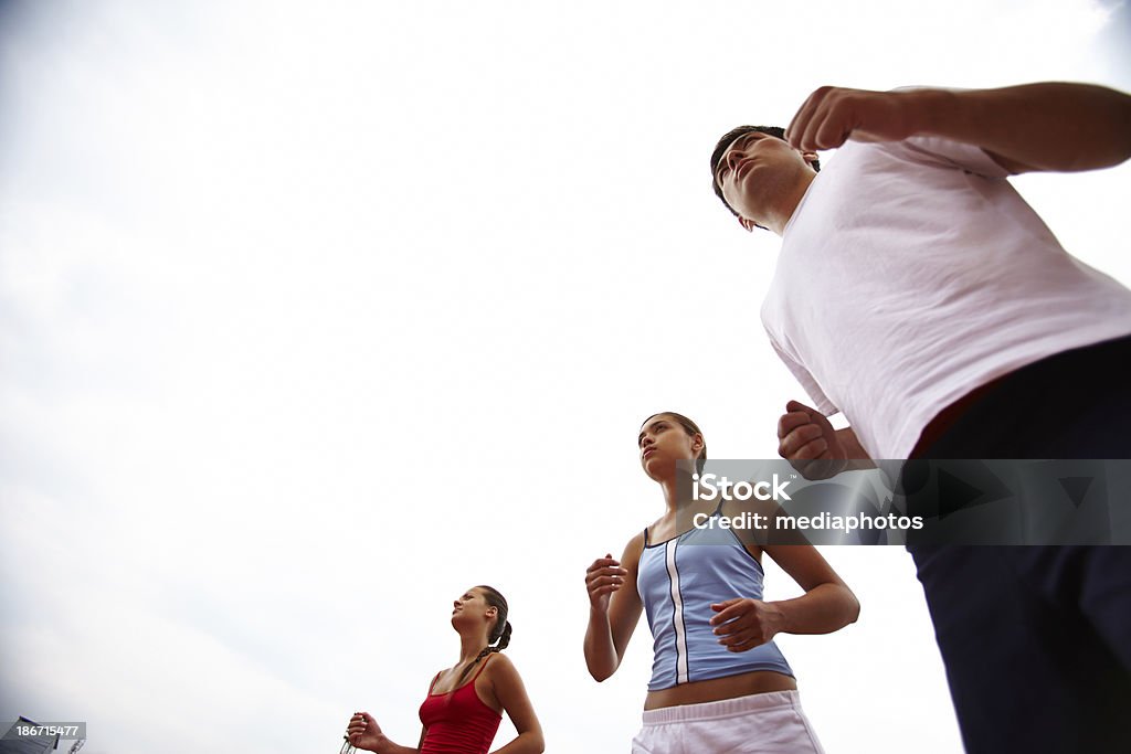 Running-Athleten - Lizenzfrei Multikulturelle Gruppe Stock-Foto
