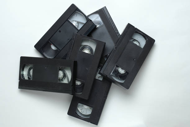istock Video cassette tape isolated on white background 1867156747