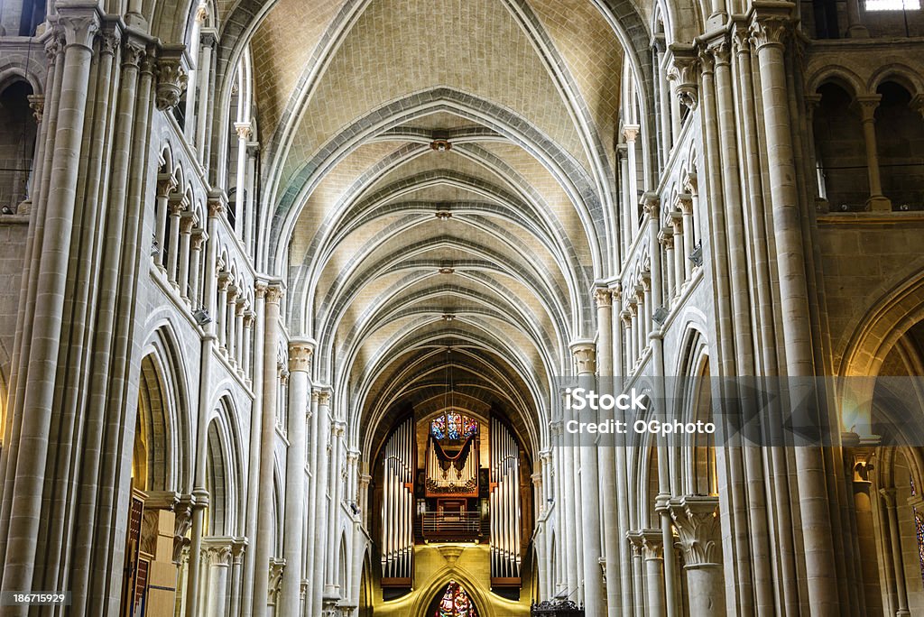 Interior da Catedral de Lausanne -XXXL - Royalty-free Lausanne Foto de stock