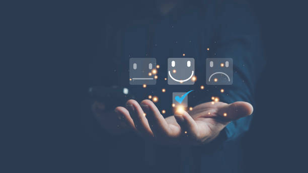 istock Customer Satisfaction Survey Concept, Users Rate Service Experiences On Online Application, Customer service experience business satisfaction survey. 1867161506