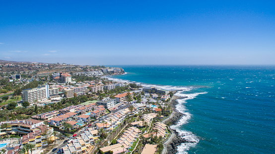 Playa de San Augustin, San Augustin, San Bartolome de Tirajana Municipality, Gran Canaria, Canary Islands, Spain