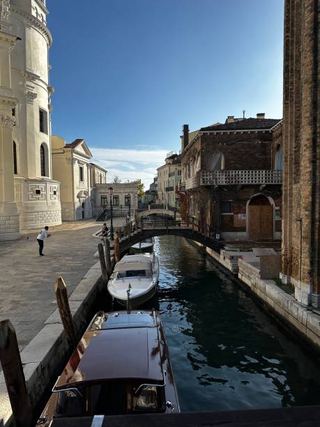 istock Venice streets canals boats 1867181554