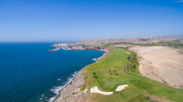 istock Gran Canaria Golf Courses Aerial Shot 1867182085