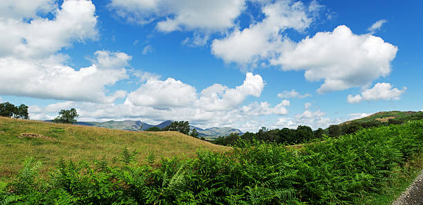 istock Panorama of  valley near Coniston water 186718603
