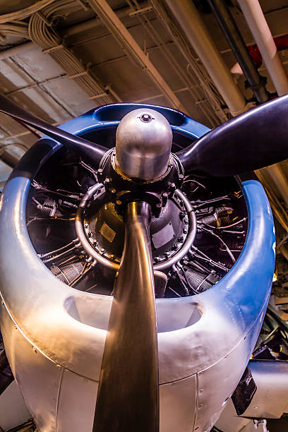 istock Engine of World War II Bomber Airplane 186719807