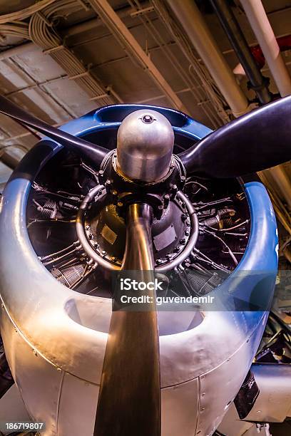 Engine Of World War Ii Bomber Airplane Stock Photo - Download Image Now - Air Intake Shaft, Air Vehicle, Airplane