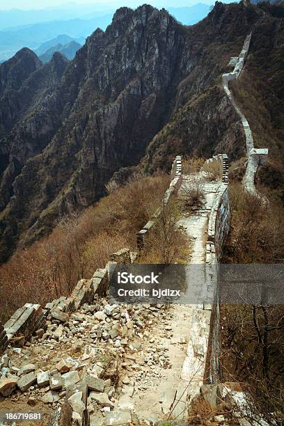 Great Wall Jiankou 가을에 대한 스톡 사진 및 기타 이미지 - 가을, 건설 산업, 경관