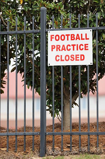 istock Football practice closed 186719958