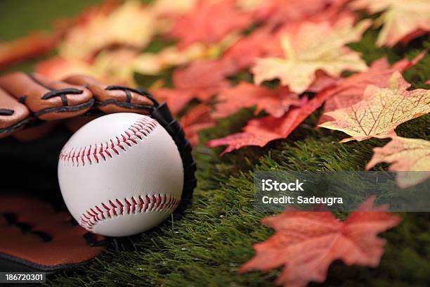 Photo libre de droit de Automne Joueur De Baseball banque d'images et plus d'images libres de droit de Automne - Automne, Balle de baseball, Baseball