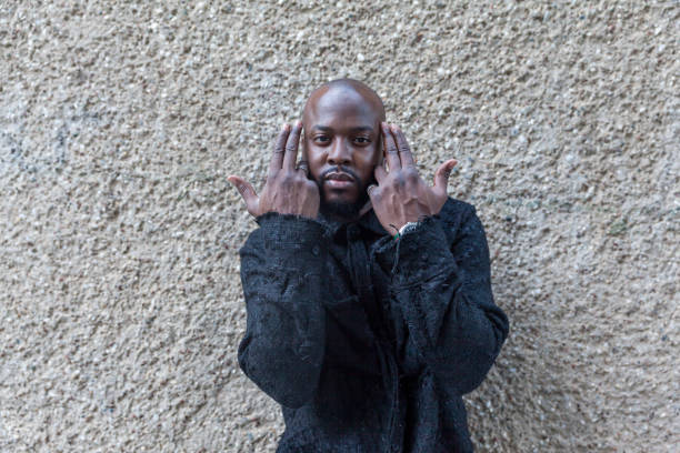 istock Portrait of cool afro men 1867215421