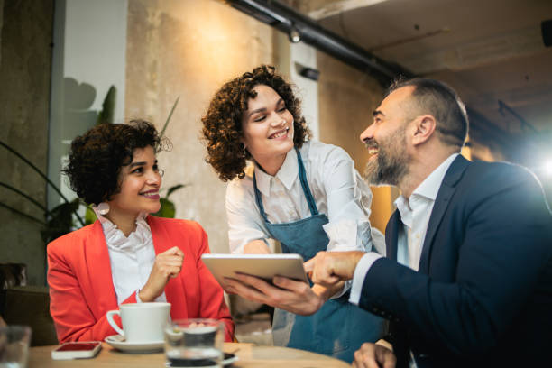 istock Group of business people ordering coffee 1867236645